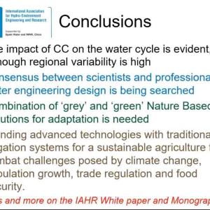 Roberto Ranzi - Key Concept of White Paper for Climate Change