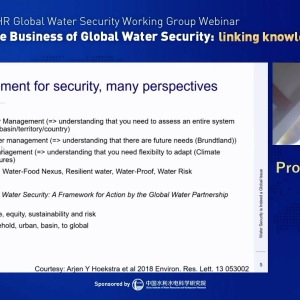 Jaap Kwadijk - Water Security is Indeed a Global Issue