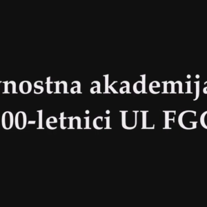 University of Ljubljana - Introduction