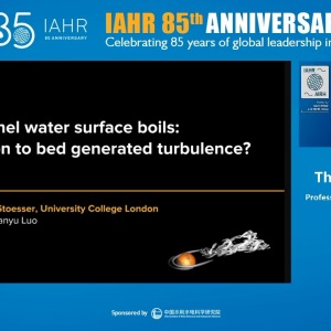 Thorsten Stoesser - Open-channel water surface boils: repercussion to bed generated turbulence?