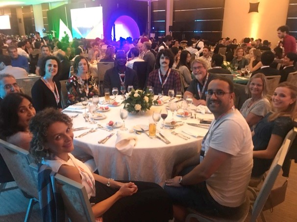 A good selection of the transient group during the galla dinner of the 38th IAHR World congress, Panama