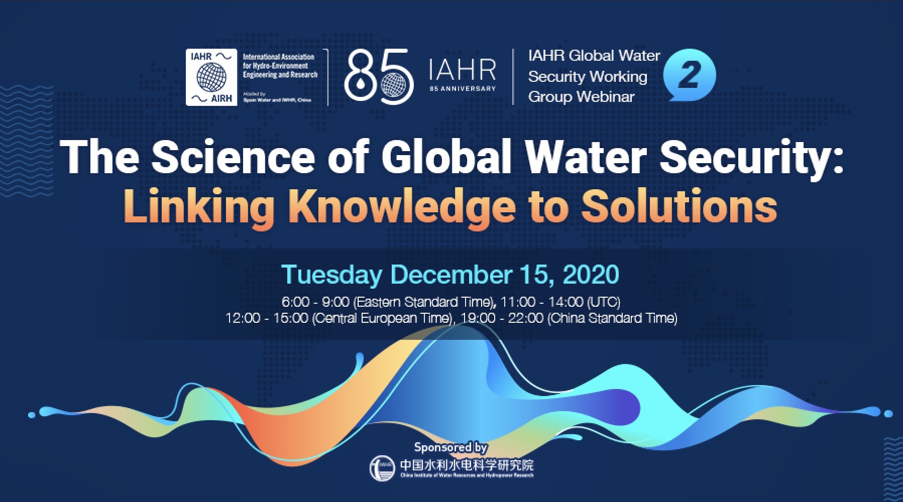 Webinar: The Science of Global Water Security: Linking Knowledge to Solutions