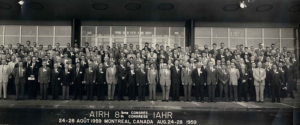 1959 | 8th IAHR Congress in Montreal, Canada.