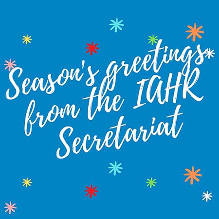 Season’s Greetings from the IAHR Secretariat