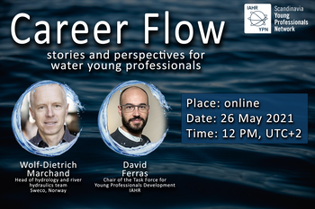 Career Flow: stories and perspectives for water young professionals | 26 May 2021. Online.
