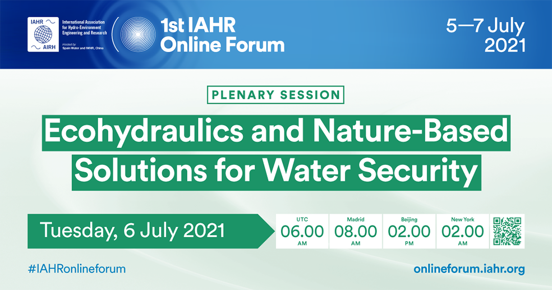1st IAHR Online Forum: Ecohydraulics and Nature-Based Solutions for Water Security