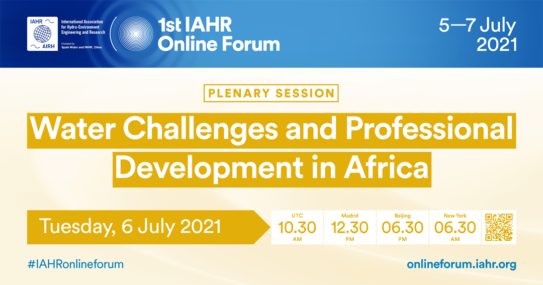1st IAHR Online Forum: Water Challenges and Professional Development in Africa