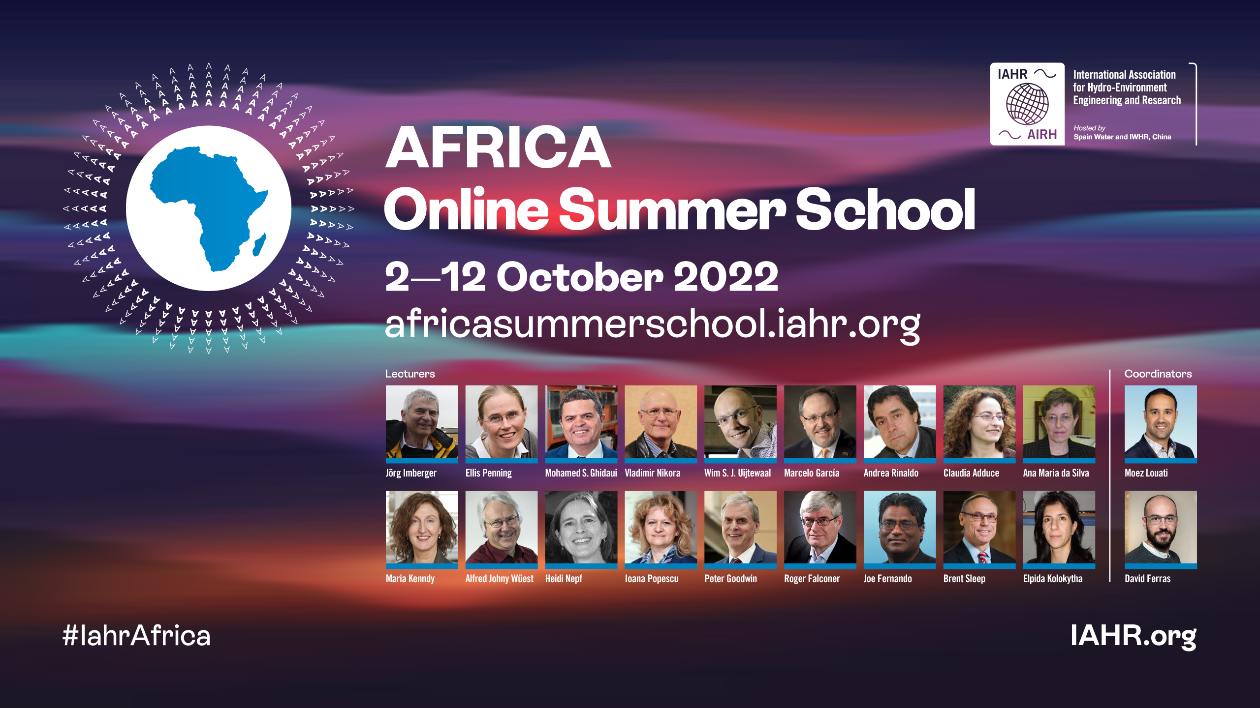 IAHR Africa Online summer School banner (1200x630 px)