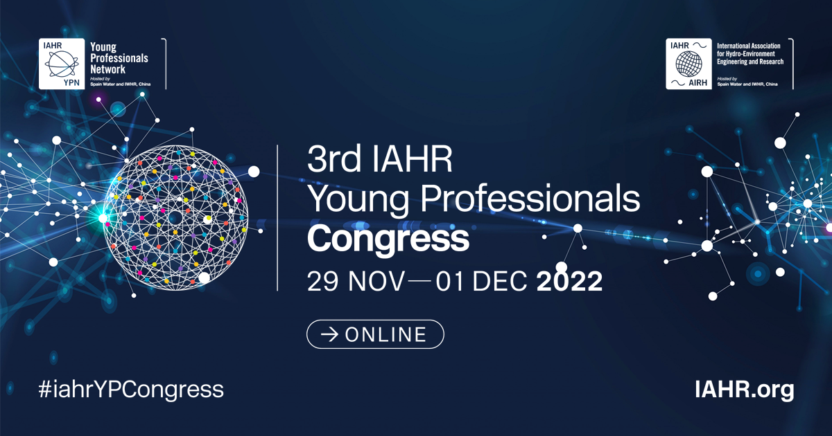 IAHR 3rd Young Professional Congress banner (1200x630 px)