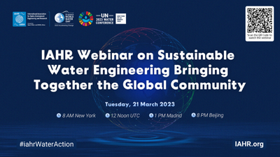 IAHR Webinar on Sustainable Water Engineering Bringing Together the Global Community