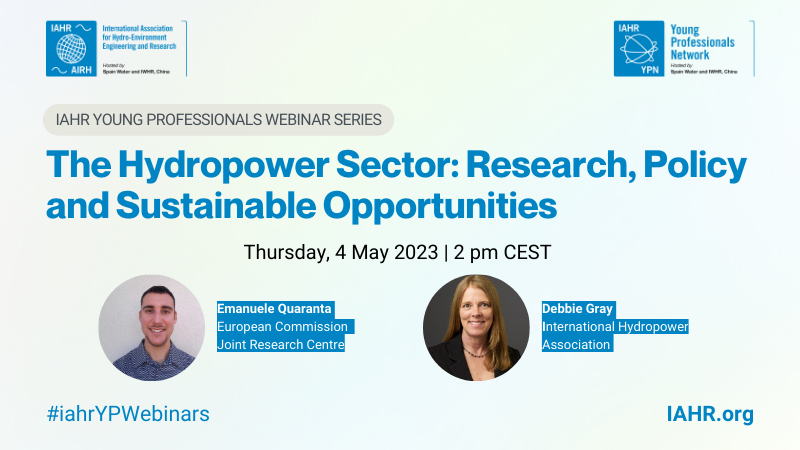  IAHR Young Professionals Webinar Series | The Hydropower Sector: Research, Policy and Sustainable Opportunities