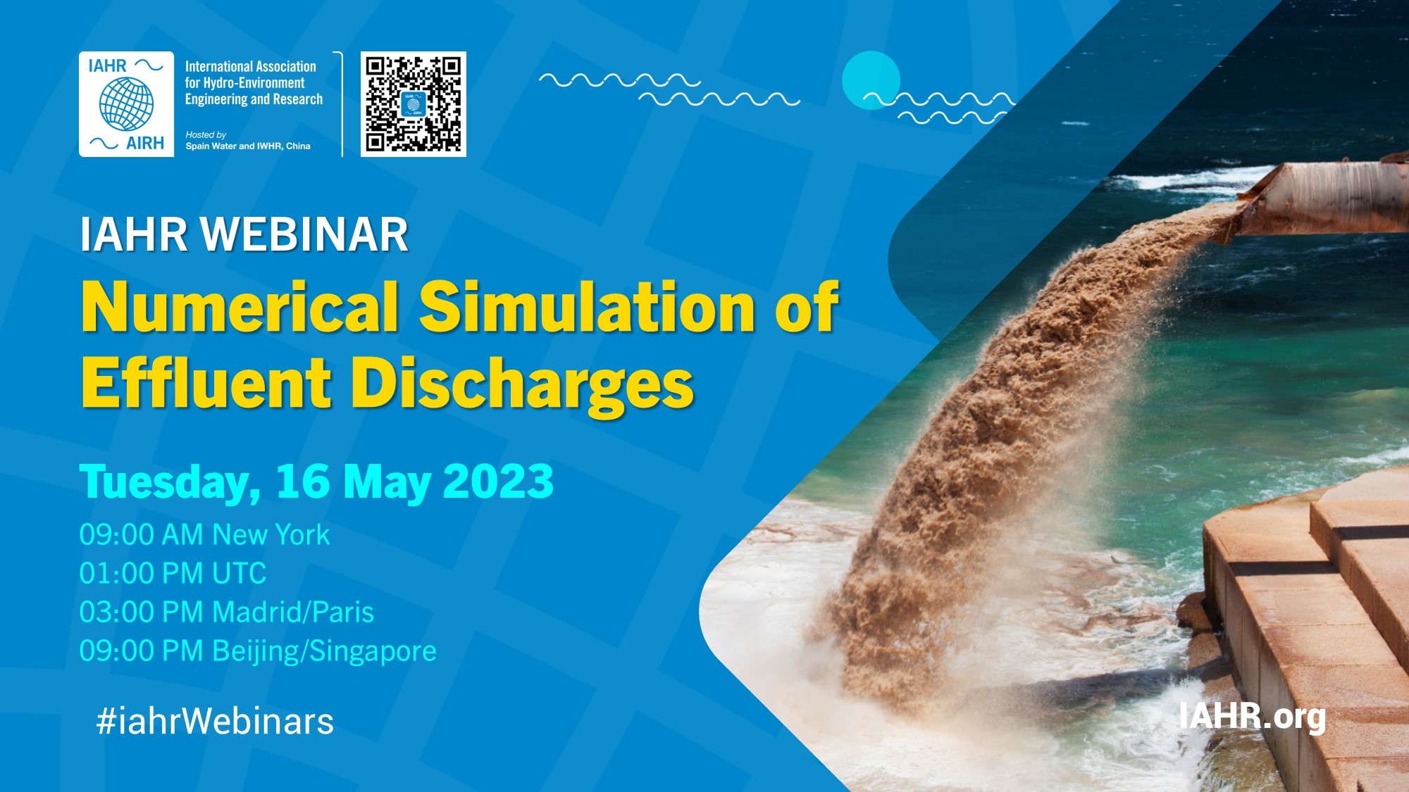 IAHR Webinar on Numerical Simulation of Effluent Discharges
