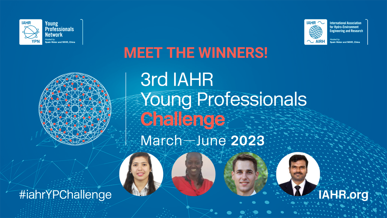 Meet the winners of the 3rd IAHR Young Professionals Hydro-Environment Challenge!