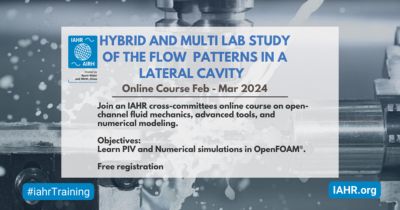 Hybrid and multi lab study of the flow patterns in a lateral cavity