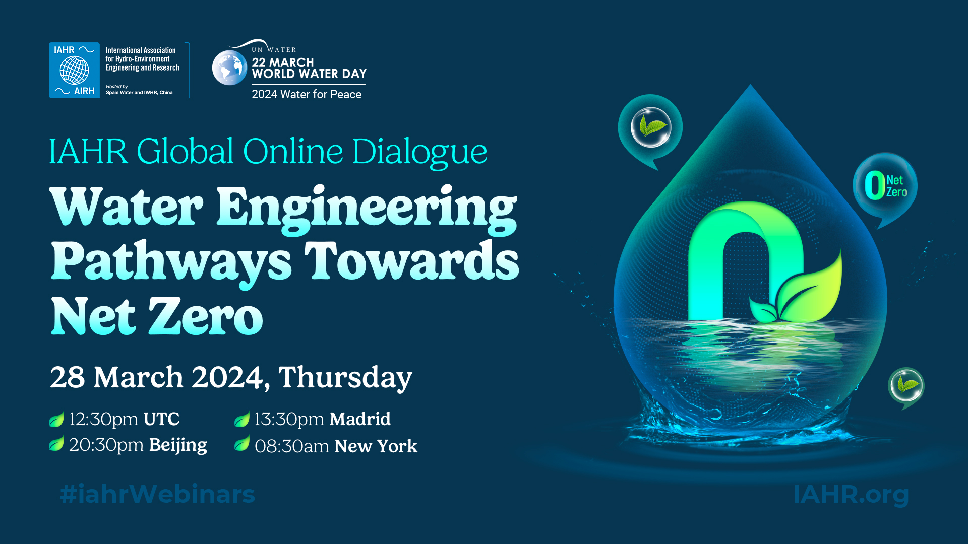 IAHR Global Online Dialogue on Water Engineering Pathways Towards Net Zero