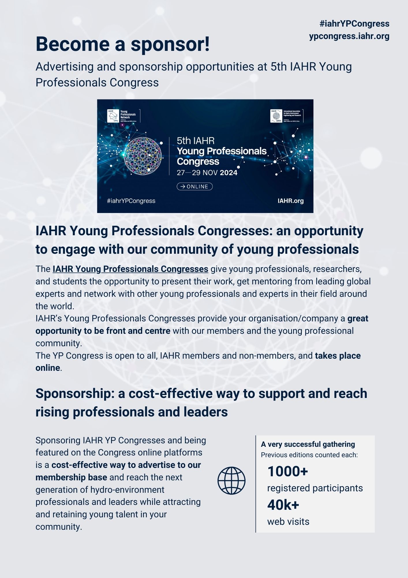 5th IAHR Young Professionals Congress