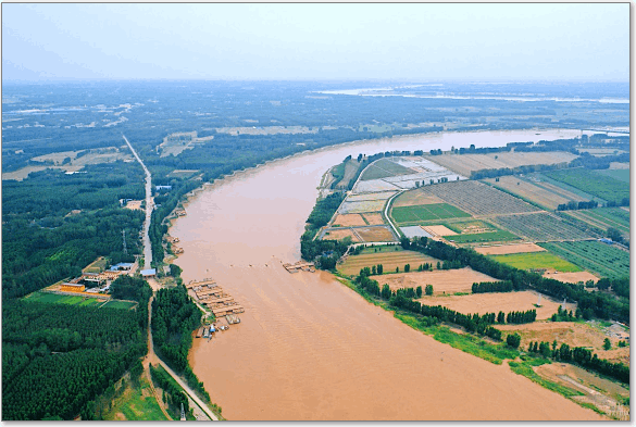 The transitional reach in the Lower Yellow River, China