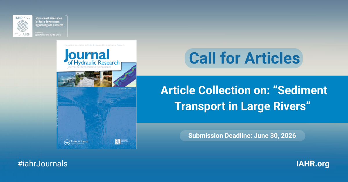 JHR Special Issue on Sediment Transport in Large River