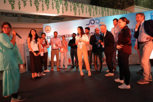 Participants interacting during a game at Gala Dinner.png
