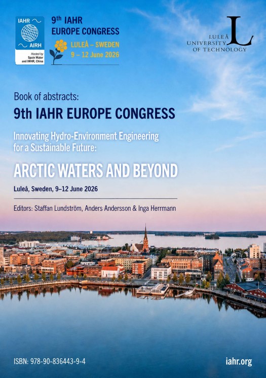 Book of Abstracts of the 9th IAHR Europe Congress (Lulea, 2026)